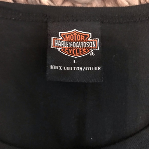 Harley-Davidson tank top with laced up sides - Picture 3 of 6